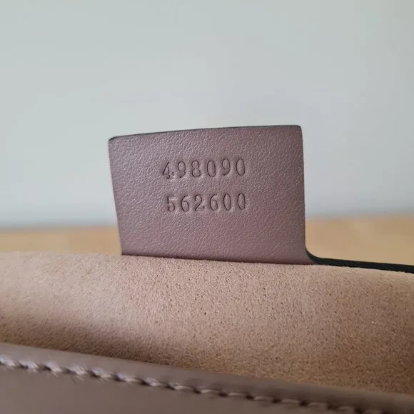 Gucci GG Marmont Large Shoulder Bag Dusty Pink Rose Mauve Matelasse Gold Rare - Picture 12 of 16